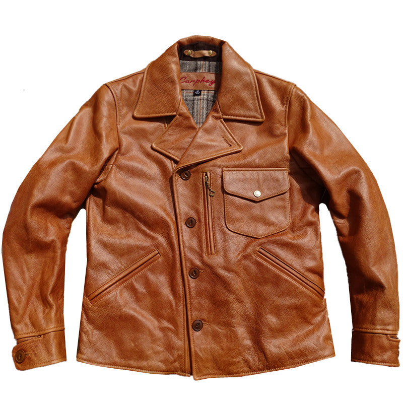 Batik Cowhide Jacket