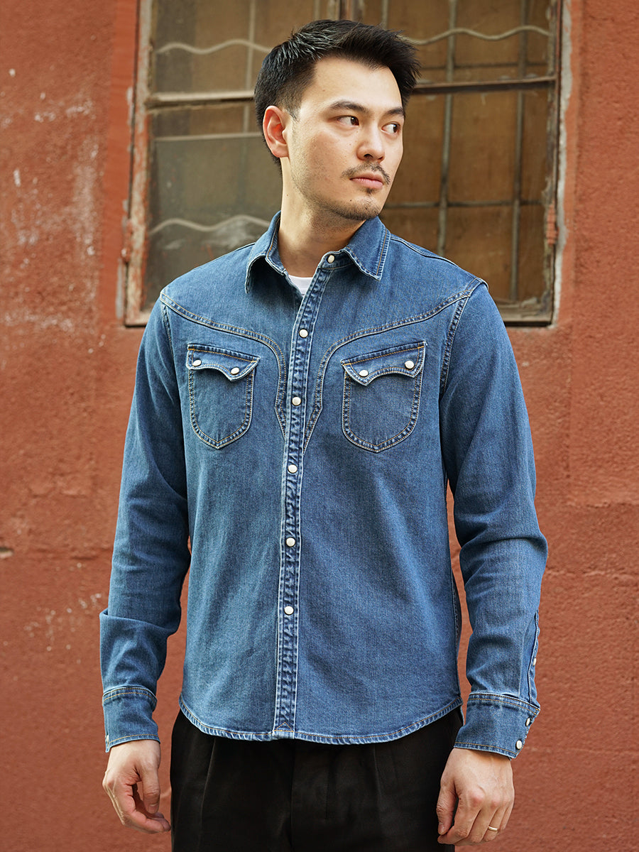 Washed Denim Shirt