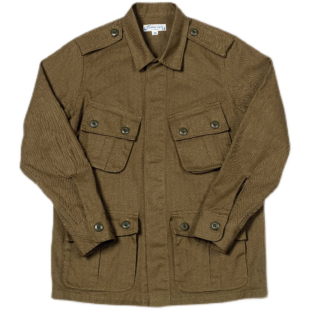 Herringbone Military Jacket