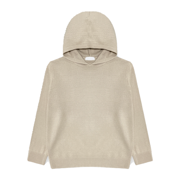 Hooded Drop Shoulder Knit