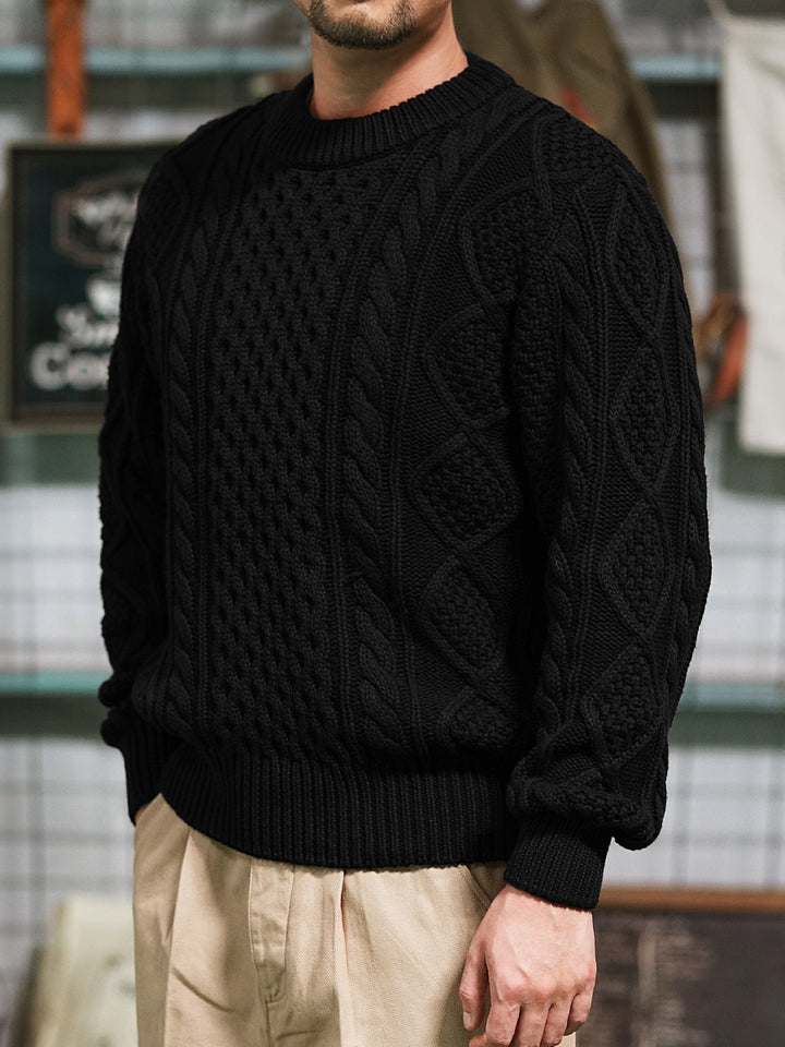 Woven Twist Sweater