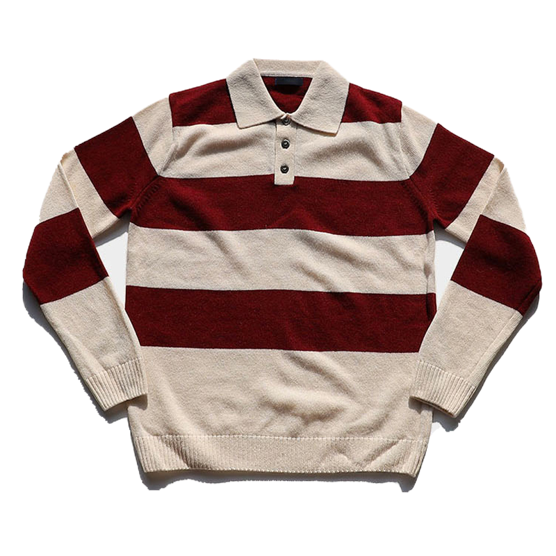 Striped Wool Polo