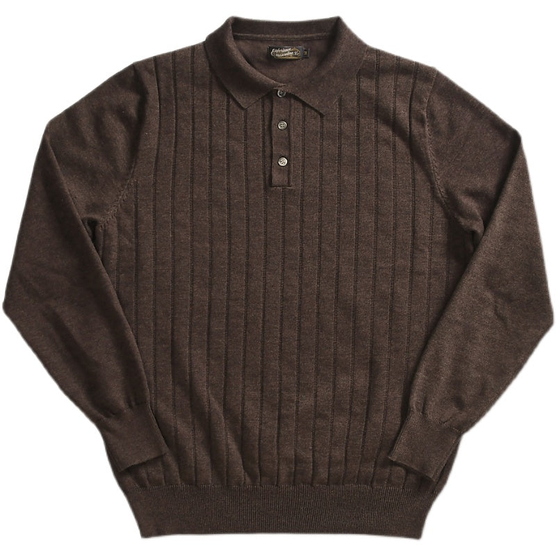 Lapel Polo Sweater