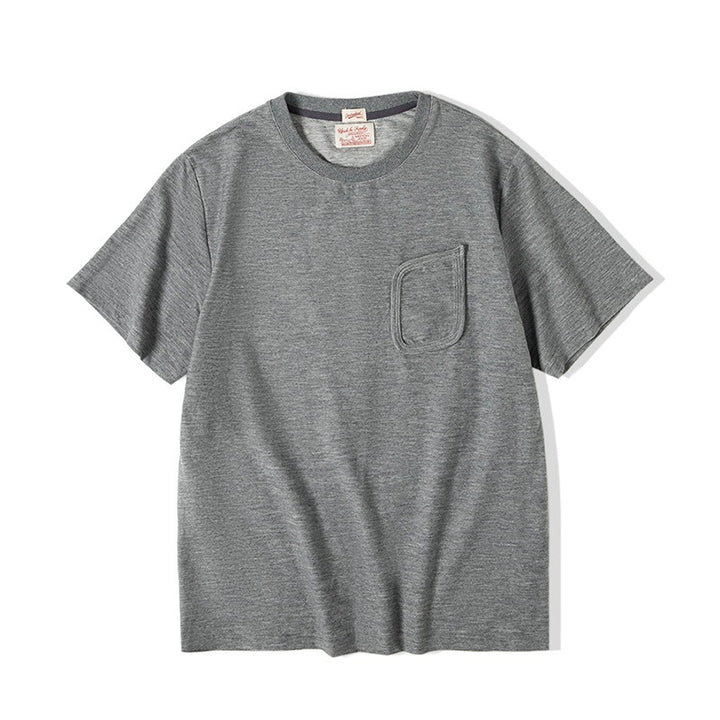 Shoulder Gray T-Shirt