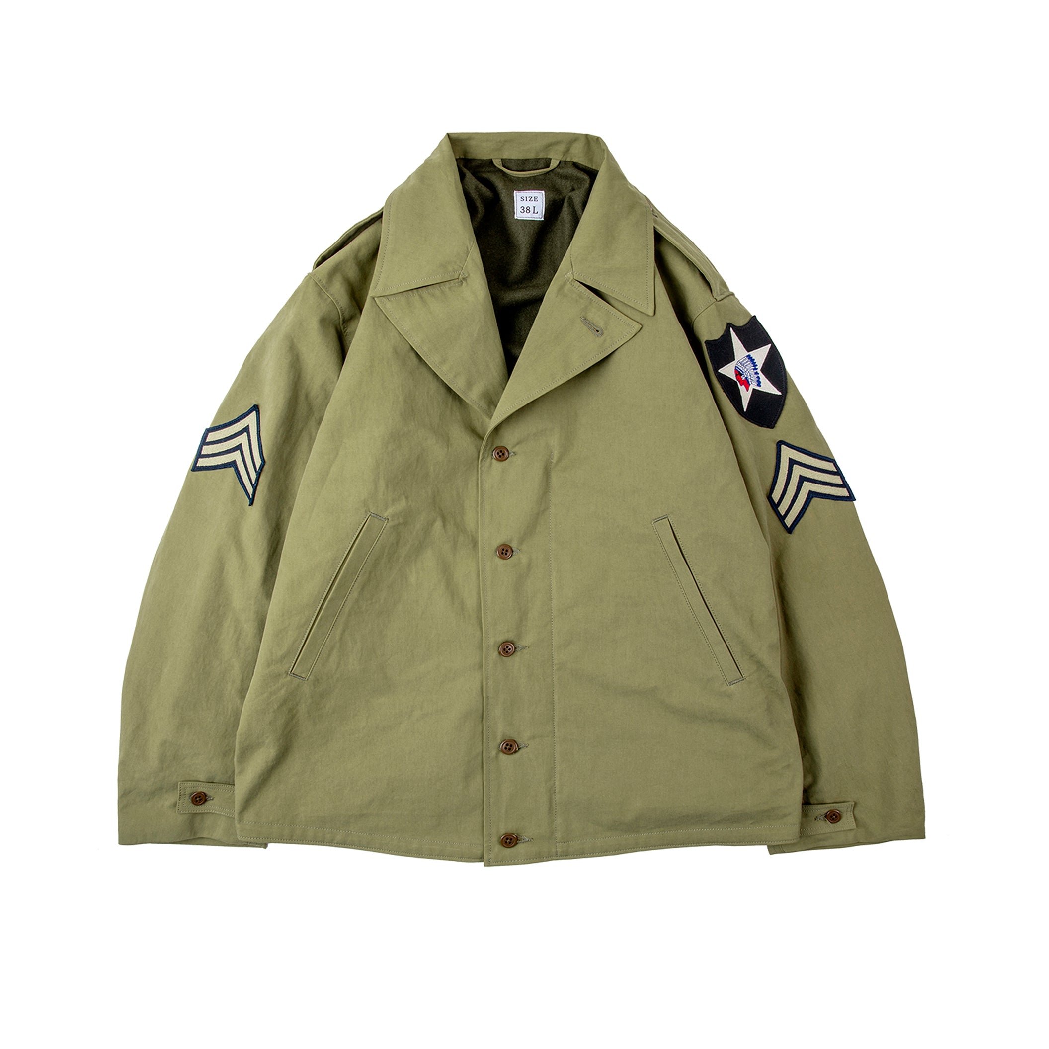 Army Field Tank Suit Retro Tooling Windbreaker Jacket