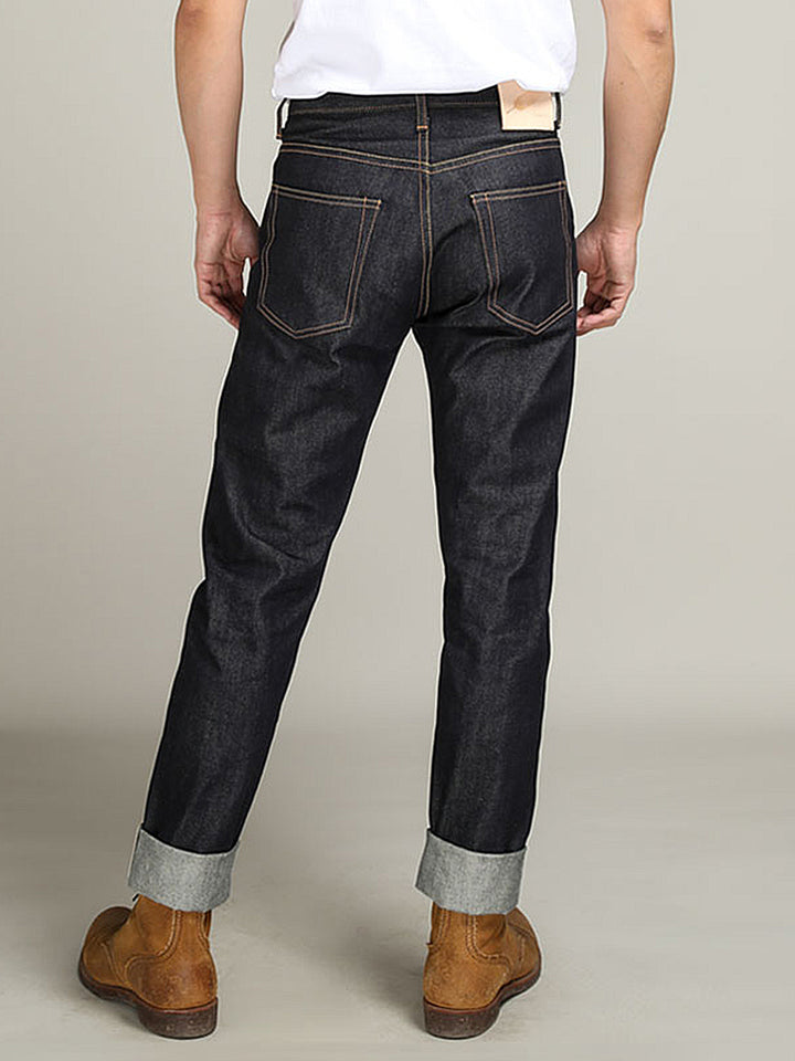 Tapered Mid-High Waist Jeans