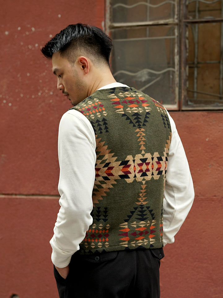 Tweed Safari Vest