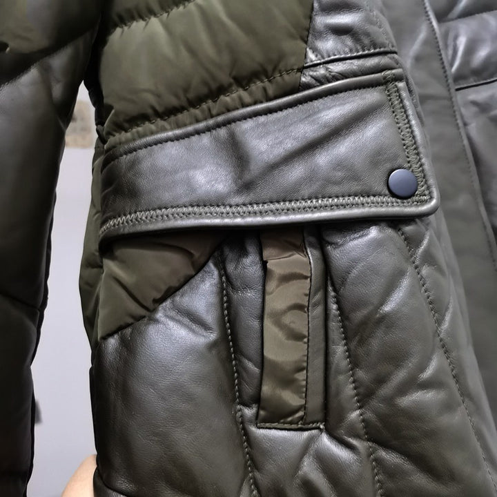 Dark Green Leather Jacket