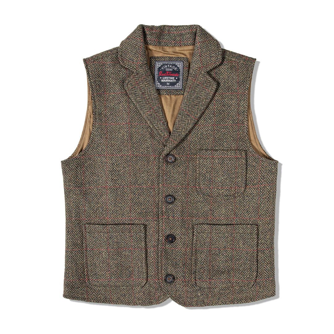 Heavy Wool Retro Vest