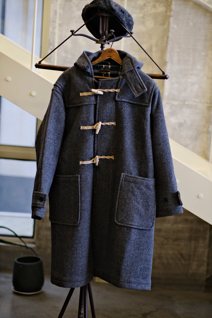 Wool Coat with Hemp Detail