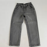 Washed Light Gray Old Jeans