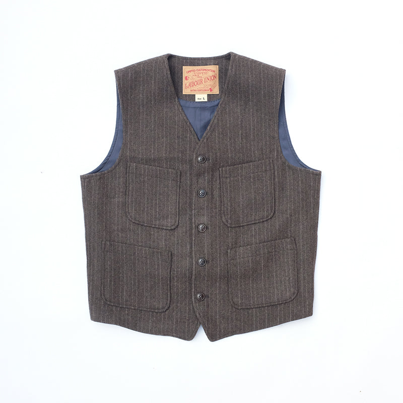 Striped Wool Vest