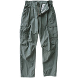 Casual Retro Lightweight Large Pocket Nylon Trousers Trousers