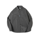 Workwear Mountain Dark Gray Pocket Shirt