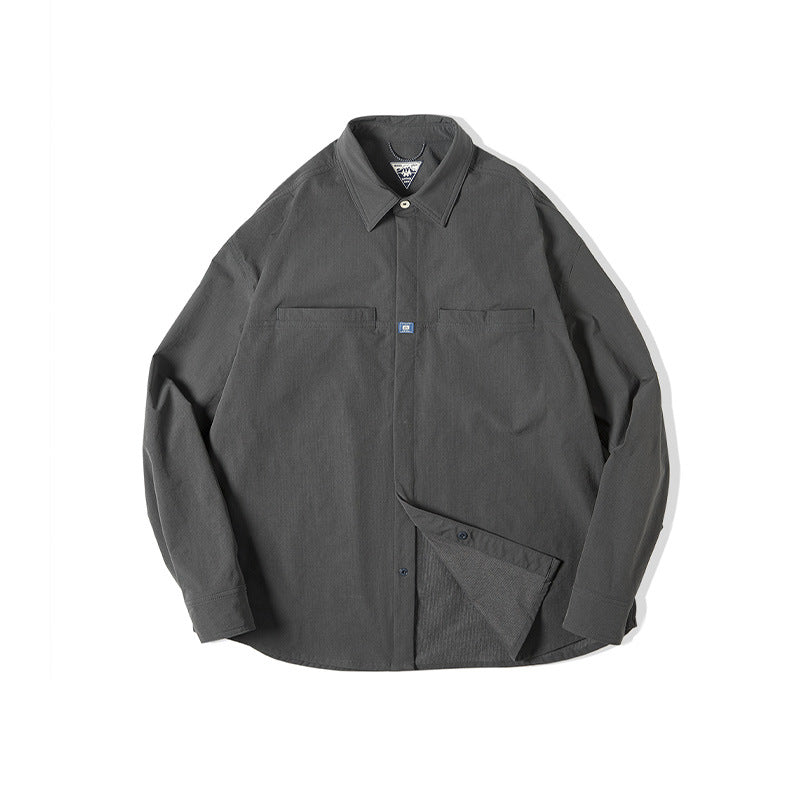 Dark Gray Pocket Shirt