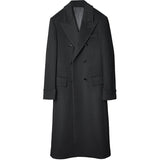 Classic Polo Super Long Double-breasted Woolen Coat