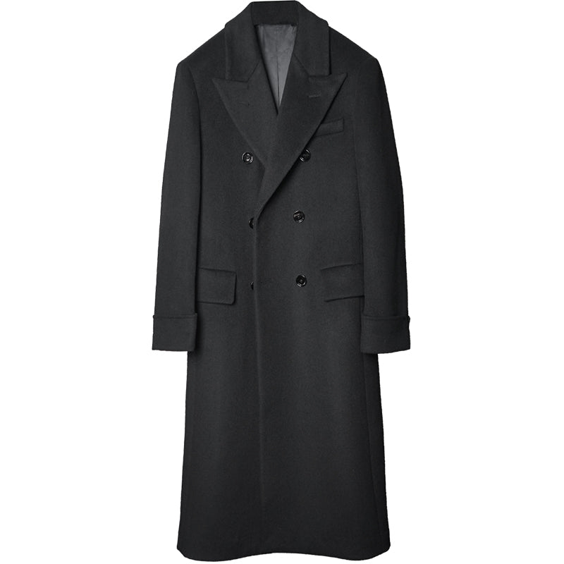 Double-Breasted Wool Coat