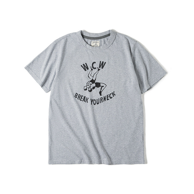 English Letter Print Tee