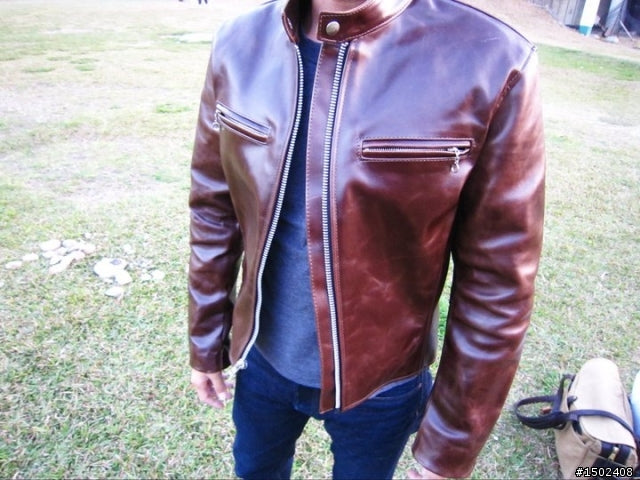 Horse Leather Motorcycle Jacket