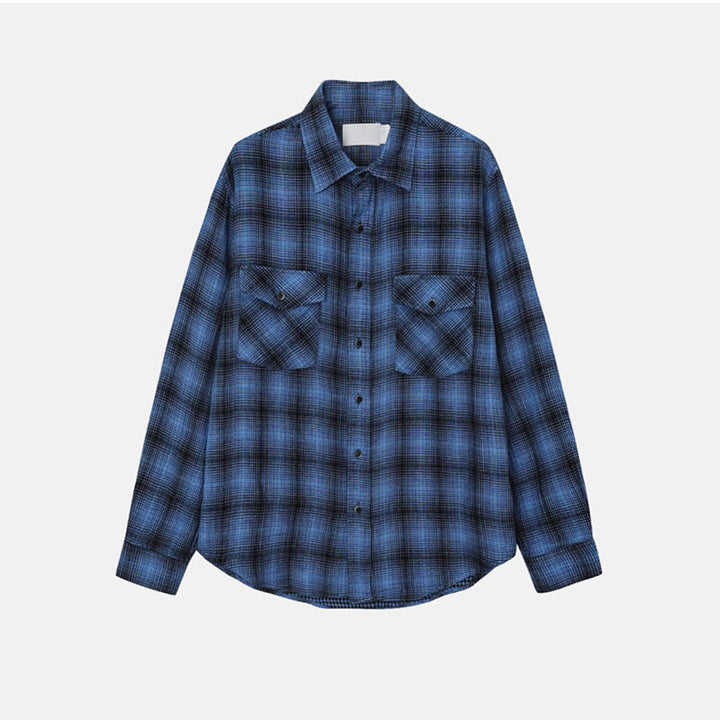 Plaid Contrast Shirt