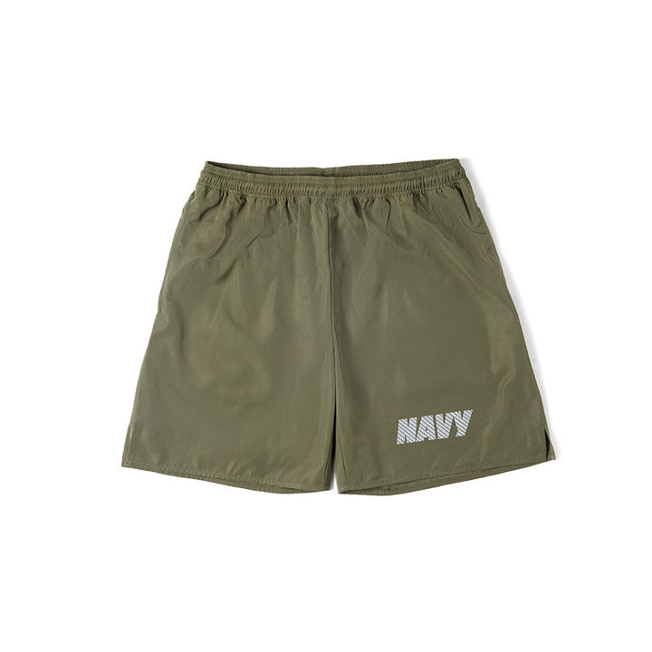 Reflective Elastic Waist Shorts