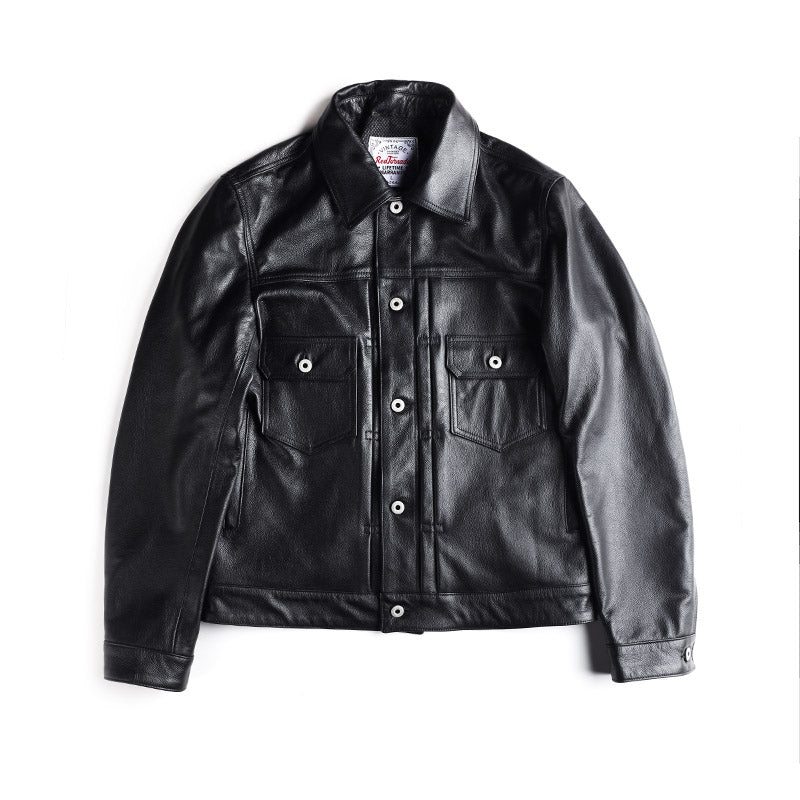 Winter Style Wool Liner Leather Jacket