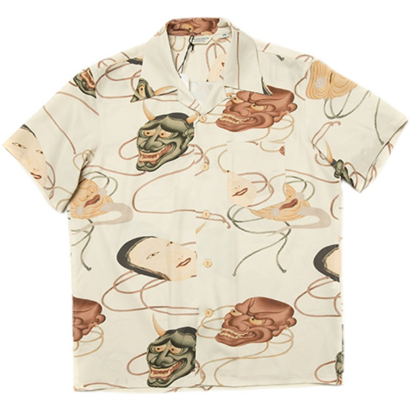 Ukiyo-E Print Short Sleeve Shirt