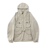 French Tooling Windproof Hedging Half Zipper Jacket