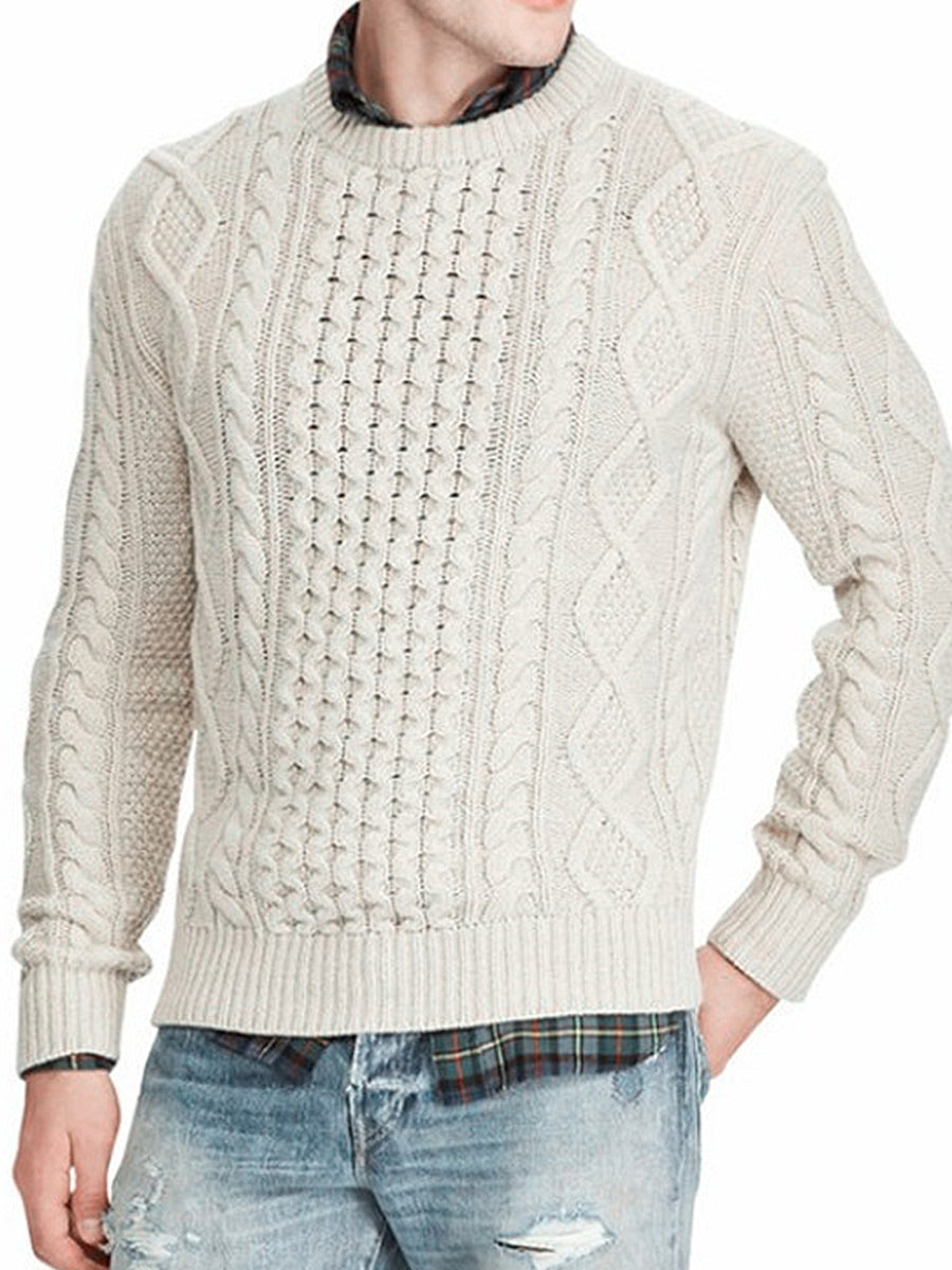 Twist Stitch Aran Sweater