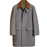 Slim Tweed Plaid Casual Suit Jacket
