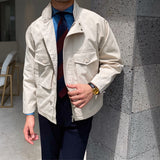 Stand-up Collar Loose Personality Versatile Jacket
