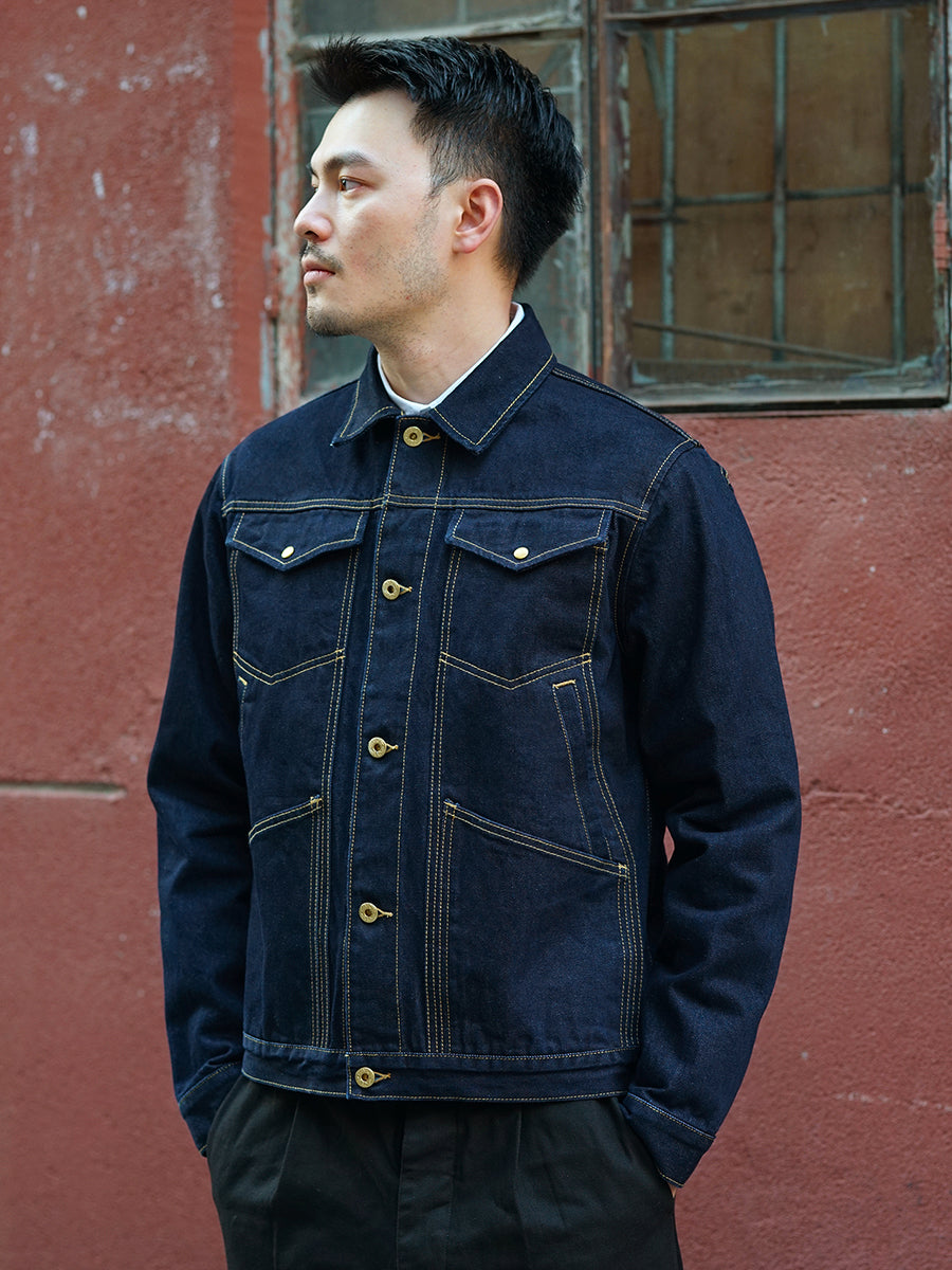 Multi-Pocket Denim Jacket