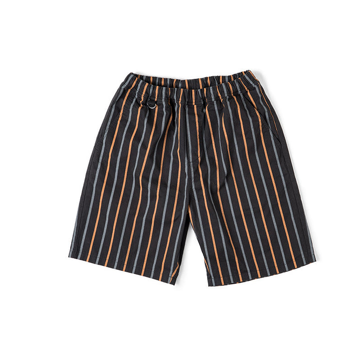 Striped Drawstring Shorts