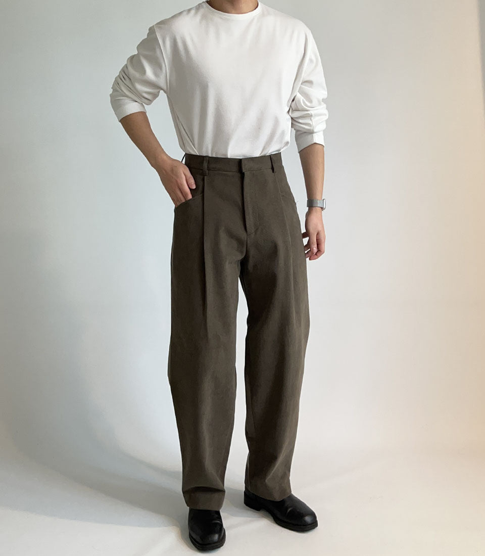 Twill Cotton Trousers