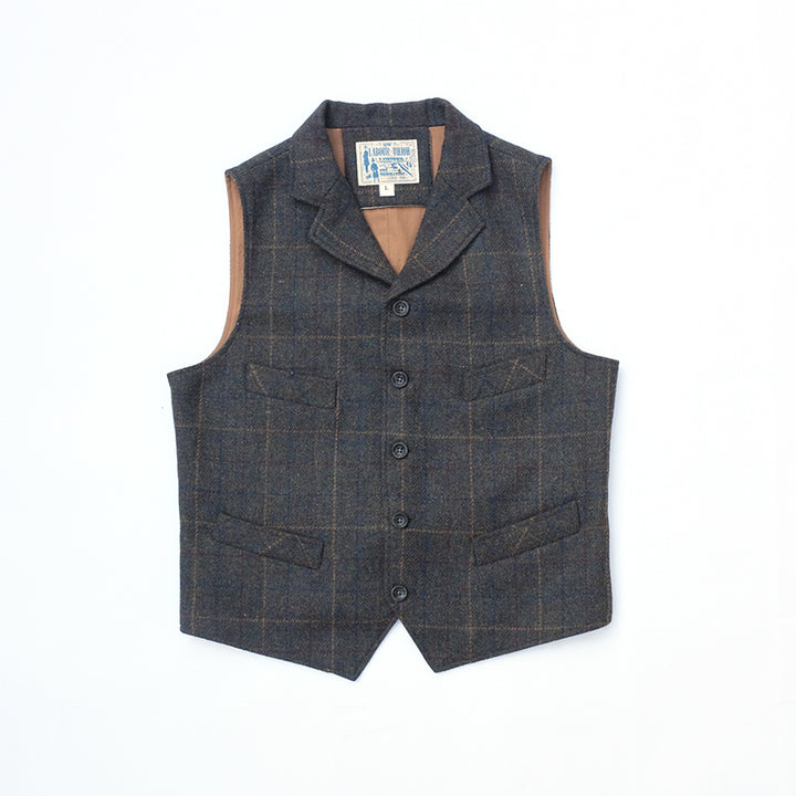 Plaid Tweed Vest