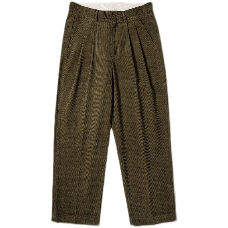 Corduroy Wide-Leg Pants