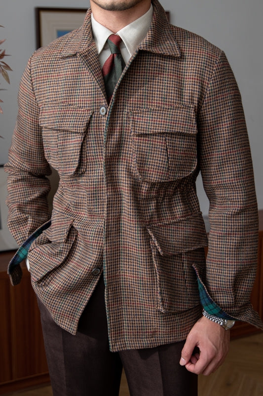 Houndstooth Hunting Jacket