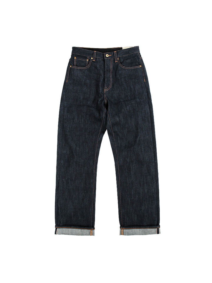 Straight Leg Denim Jeans