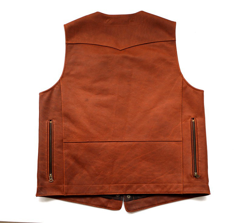 Retro Leather Vest