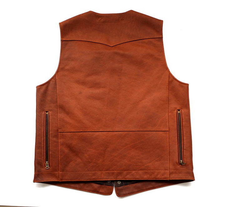 Retro Leather Vest