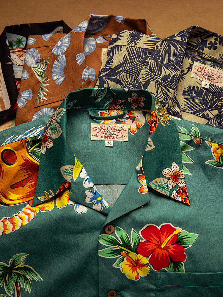 Retro Short-Sleeved Hawaiian Shirt