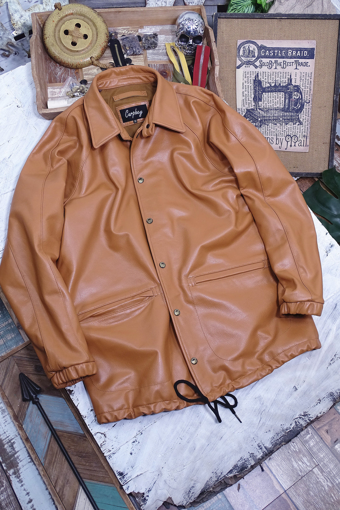 Coach Uniform Cowhide Jacket