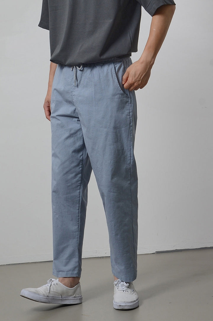 Cotton Cropped Pants