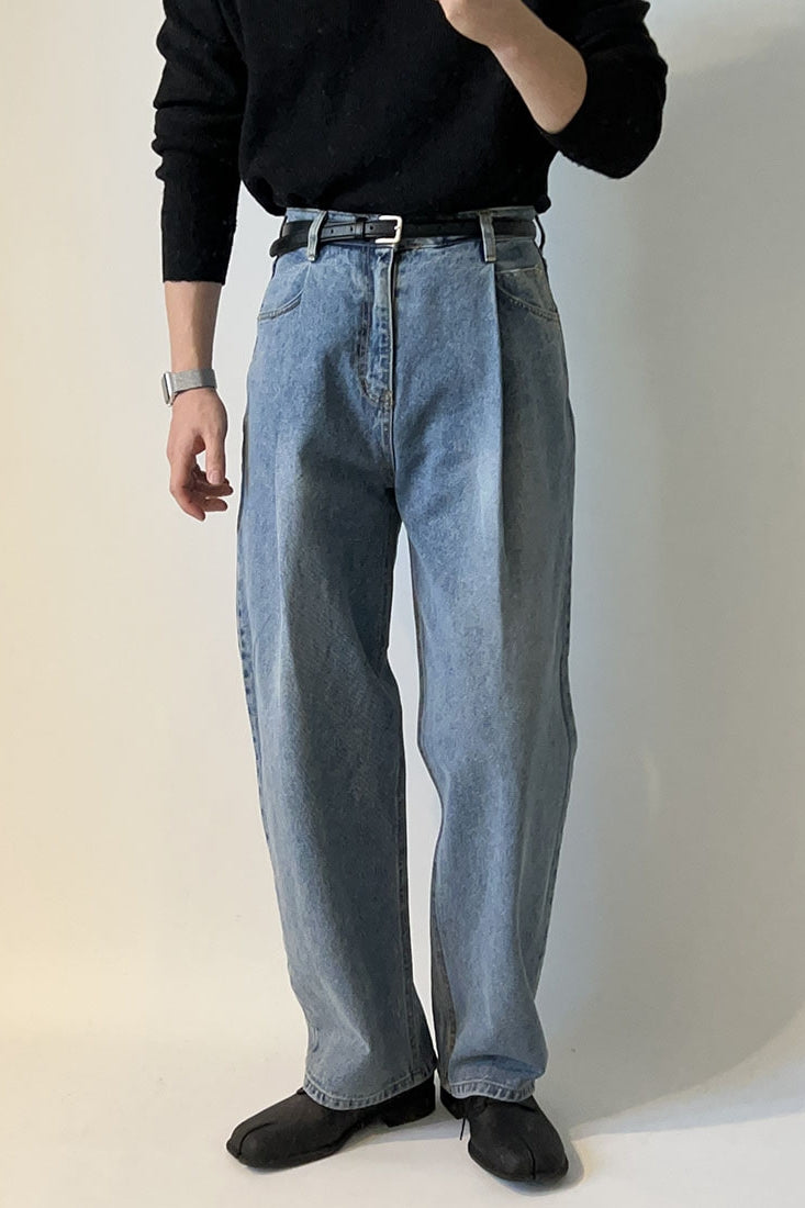 Loose Washed Work Jeans