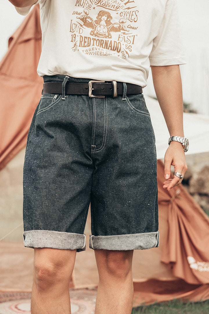 Khaki Raw Cow Pants