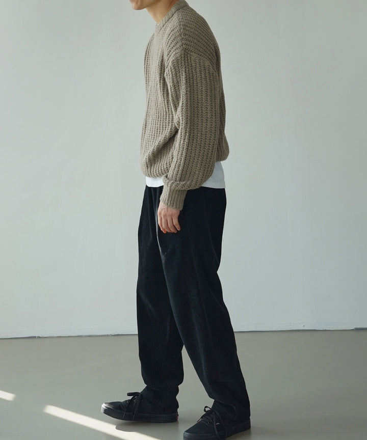 Loose Wool Blended Sweater