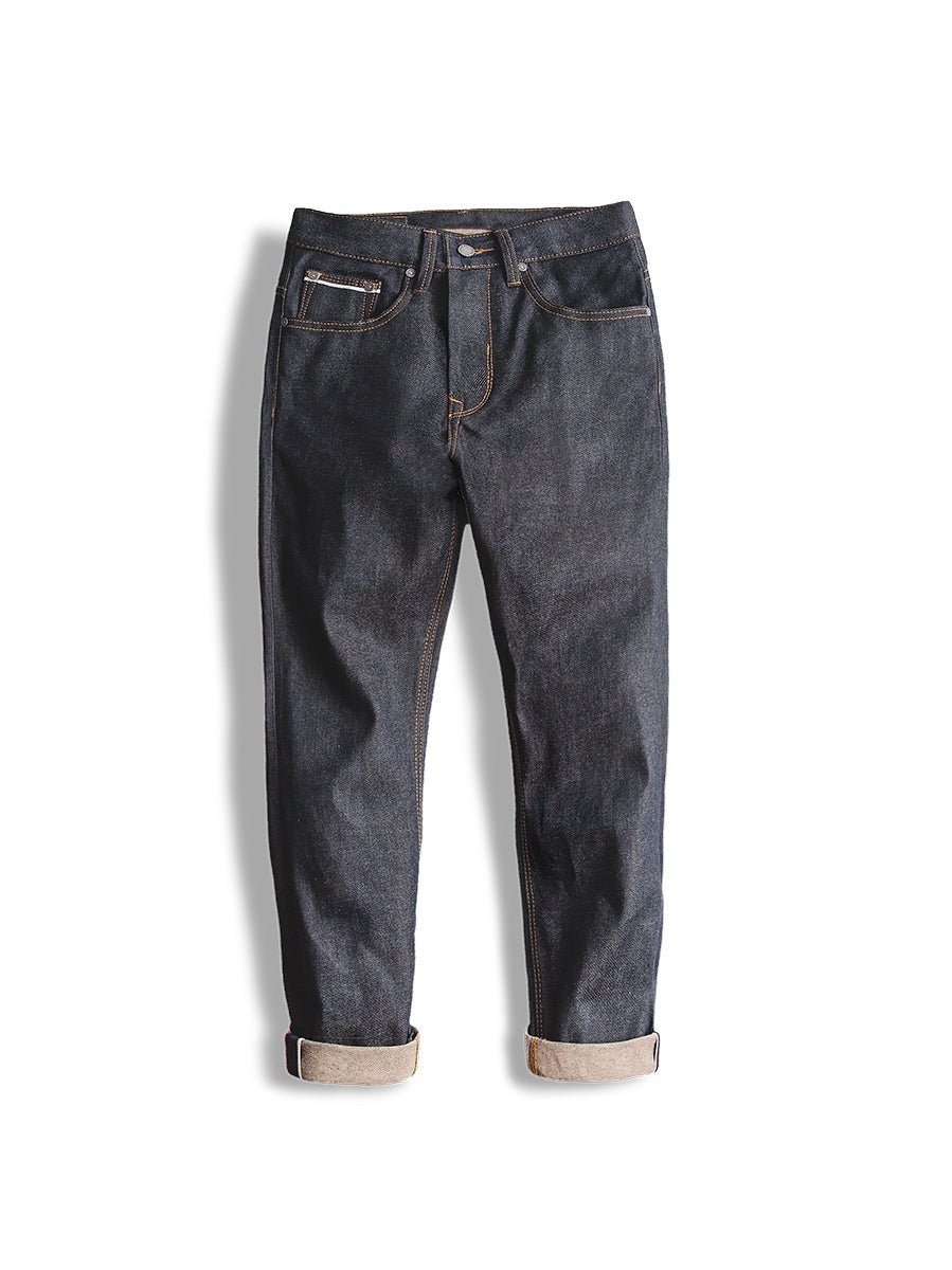 Red Ear Raw Denim Jeans