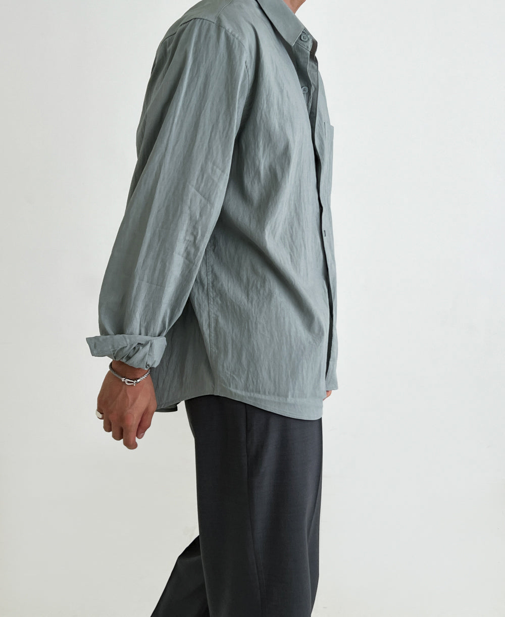 Pleated Dress Shirt