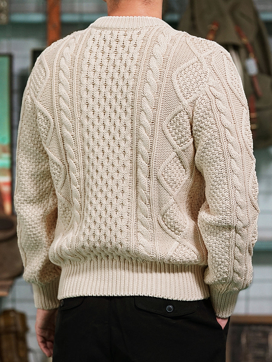 Woven Twist Sweater