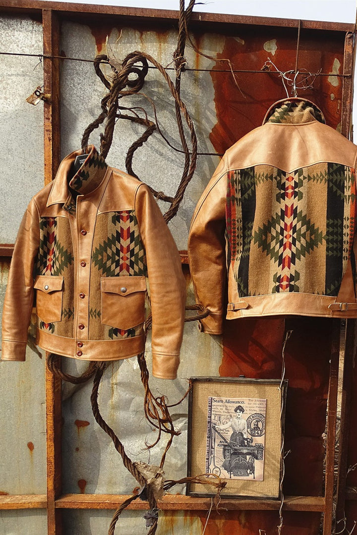 Navajo Cowhide Jacket